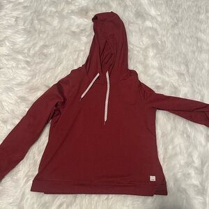 Vuori Maroon Hoodie Sweatshirt